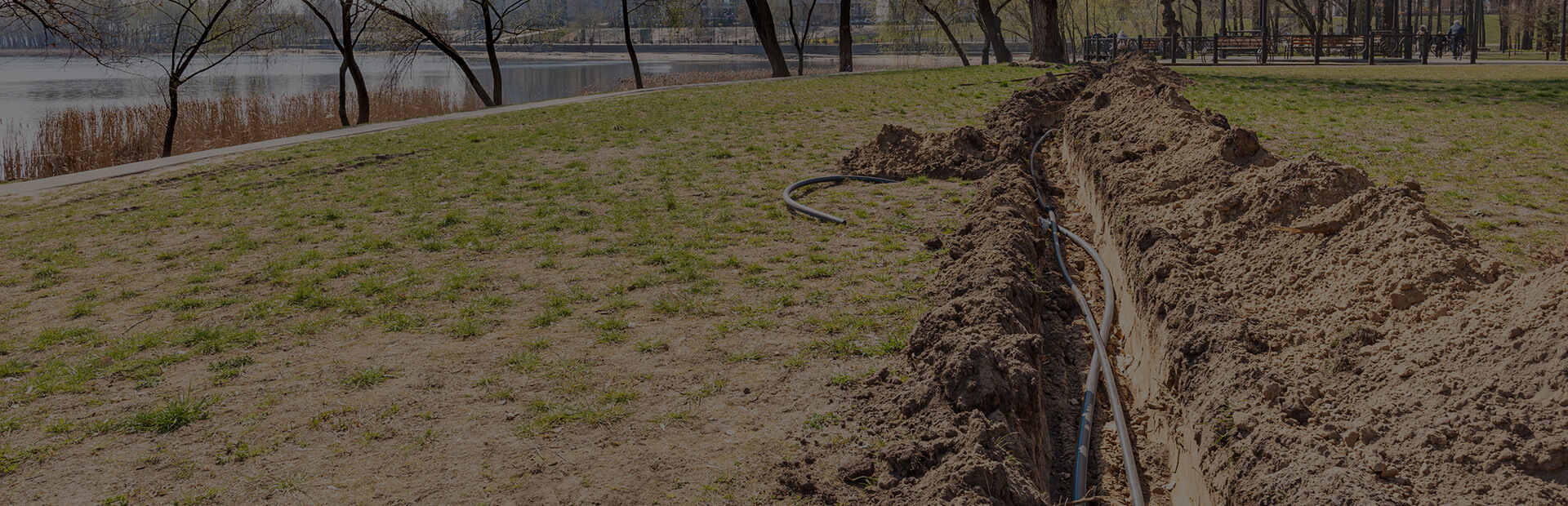 Water and Sewer Line Excavation