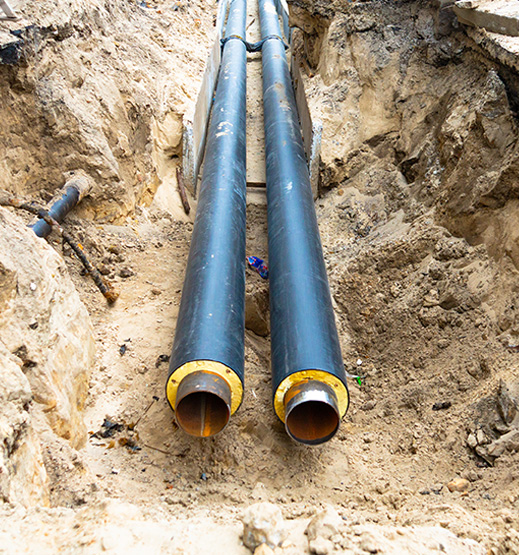 Water and Sewer Line Excavation